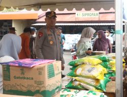 Polres Pinrang Gelar Gerakan Pangan Murah Polri Serentak, Bantu Masyarakat Dapatkan Bahan Pokok Terjangkau