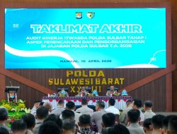 Tutup Taklimat Audit Kinerja, Wakapolda Sulbar Tekankan Perbaikan Perencanaan