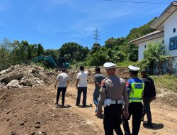 Kapolda Sulbar Cek Persiapan Lokasi Pembangunan Kantor PJR di Lengke