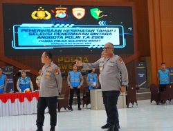 Pastikan Proses Transparan, Kapolda Sulbar Tinjau Langsung Tes Kesehatan Rekrutmen Polri
