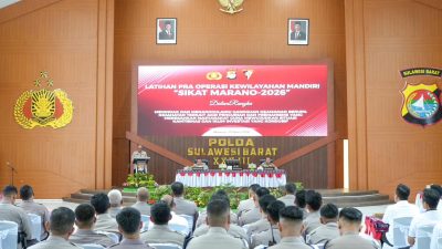 Kapolda Sulbar Pimpin Pelatihan Pra Operasi Sikat Marano 2026: Tekan Kriminalitas, Ciptakan Kamtibmas Kondusif