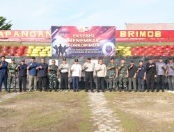 Eksebisi Menembak Forkopimda Warnai Keseruan HUT Bhayangkara ke-80 di Polda Sulbar