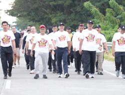 Ditlantas Polda Sulbar Meriahkan CFD Lewat Kampanye Keselamatan Dengan Cara Lebih Menarik