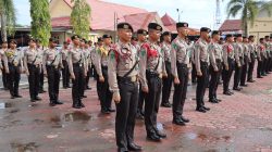 ‎Wakapolres Pinrang Pimpin Apel Pagi, Tekankan Disiplin dan Pembinaan Siswa Latja