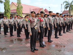 ‎Wakapolres Pinrang Pimpin Apel Pagi, Tekankan Disiplin dan Pembinaan Siswa Latja