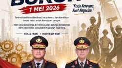 Hari Buruh Nasional, Kapolda Sulbar Apresiasi Peran Buruh sebagai Penggerak Ekonomi dan Pembangunan