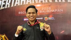 Bripda Risaldi Kembali Harumkan Nama Polda Sulbar, Tambah Koleksi Emas di Ajang Karate Piala Menhan RI