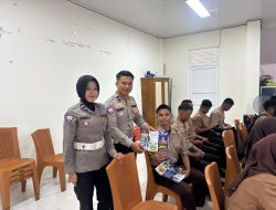 Ditlantas Polda Sulbar Sasar Pelajar, Sosialisasikan Keselamatan Berlalu Lintas di SMKN 1 Rangas