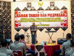 Kapolres Pinrang Gelar Ramah Tamah dan Perpisahan Siswa Latja Gelombang I TA 2026