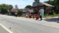 Jaga Keamanan dan Ketertiban, Polantas Polda Sulbar Lakukan Pengaturan dan Edukasi Lalu Lintas Menyeluruh di SD Inpres Auni Kalukku