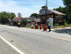 Jaga Keamanan dan Ketertiban, Polantas Polda Sulbar Lakukan Pengaturan dan Edukasi Lalu Lintas Menyeluruh di SD Inpres Auni Kalukku