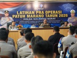 Latpra Ops Patuh Marano 2026, Kapolda Sulbar: Utamakan Inovasi dan Pelayanan, Penegakan Hukum Langkah Terakhir
