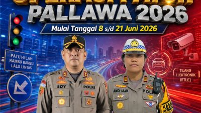 SATLANTAS POLRES PINRANG SOSIALISASIKAN OPERASI PATUH PALLAWA 2026, FOKUS PADA PELANGGARAN PRIORITAS DAN PENEGAKAN ETLE
