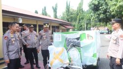 Motor Sampah Roda Tiga Diserahkan kepada Polres Wajo, Dukung Bhabinkamtibmas sebagai Penggerak Cinta Lingkungan