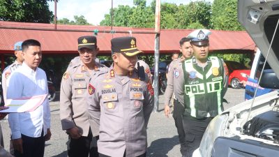 AKBP Douglas Mahendrajaya Cek Sarpras dan Senpi Personel, Pastikan Kesiapan Operasional Polres Wajo