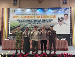 Sinergi Lintas Sektor Perkuat Ketahanan Pangan, Polda Sulbar Dukung Percepatan Cetak Sawah dan Mitigasi Kekeringan