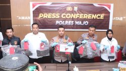 Press Conference Polres Wajo Ungkap Misteri Hilangnya Mita, Polisi Sebut Korban Dibunuh Sopir Travel, Motif Diduga Sakit Hati