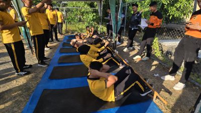 Biro SDM Polda Sulsel Gelar Tes Kesamaptaan Jasmani Periode 2 Tahun 2026, Untuk Personel Yang Sehat dan Bugar