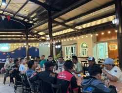 Polantas Karib Ngobras Bersama Komunitas Otomotif Semarak Merah Putih, Kokohkan Komitmen Keselamatan dan NKRI