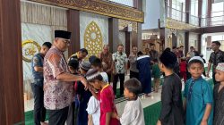 Polda Sulbar Jaga Nilai Spritual, Hadirkan Keberkahan Bersama Anak Yatim dan Santri