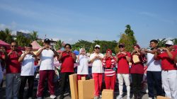 Kapolda Sulbar Meriahkan CFD di Arteri Mamuju, Kobarkan Semangat Kemerdekaan
