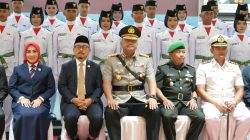 Kapolda Sulbar Beri Semangat Putra-Putri Terpilih Pengibar Bendera Pusaka HUT ke-81 RI