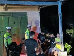 Patroli Malam Polantas Polda Sulbar: Hadir Menjaga, Menyapa, dan Menebar Pesan Keselamatan