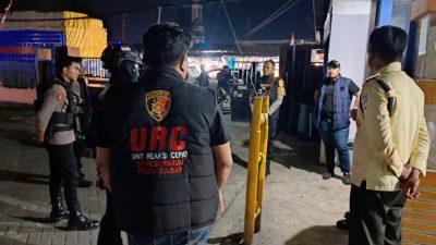 Persempit Ruang Gerak Kejahatan, Tim URC Polda Sulbar Intensifkan Patroli Malam