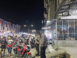 Polsek Urban Pitumpanua Gencarkan Patroli Biru, Antisipasi Gangguan Kamtibmas Malam Hari