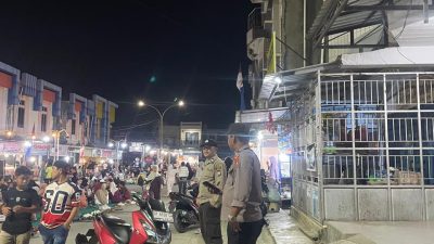Polsek Urban Pitumpanua Gencarkan Patroli Biru, Antisipasi Gangguan Kamtibmas Malam Hari