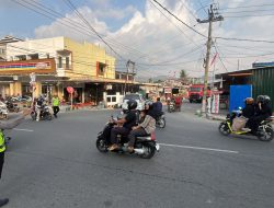 Polantas Polda Sulbar Hadir di Jam Sibuk, Kawal Kelancaran dan Keselamatan Pengguna Jalan