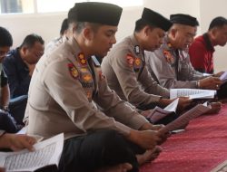 Yasinan dan Dzikir di Masjid At-Taqwa, Polres Wajo Perkokoh Iman dan Karakter Personel