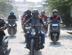 Kapolres Wajo Touring ke Belawa, Perkuat Silaturahmi dan Jaga Kamtibmas