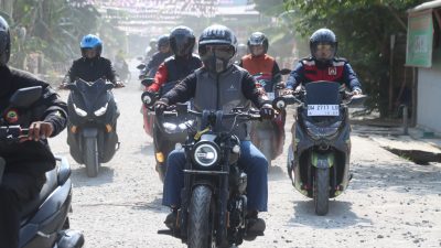 Kapolres Wajo Touring ke Belawa, Perkuat Silaturahmi dan Jaga Kamtibmas