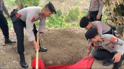 Kenang Pengabdian Setia, Apel Pemakaman Satwa K-9 “Getta” Digelar di Polda Sulbar