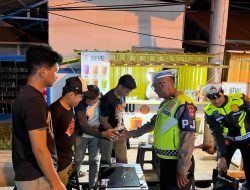 Patroli Blue Light Polantas Polda Sulbar Bangun Kedekatan Akrab, Pastikan Malam yang Aman dan Penuh Kehangatan
