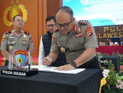 Jamin Transparansi, Kapolda Sulbar Resmi Tutup Taklimat Akhir Audit Kinerja Tahap II Itwasum Polri