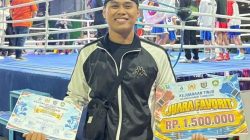 Bripda Ivhan Sabet Emas, Personel Humas Polda Sulbar Jadi yang Terbaik di Kejuaraan Tinju Provinsi