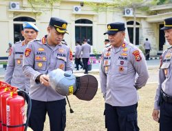 Cek Kesiapan Dalmas, Kapolresta Kendari Tekankan Kesiapsiagaan Personel