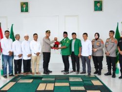 Silaturahmi Kapolresta Kendari Bersama GP Ansor, Komitmen Bangun Sinergi Kepemudaan