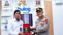 Perkuat Sinergi Kelembagaan, Kapolresta Kendari Silaturahmi dengan Kepala Bulog Divre Sultra