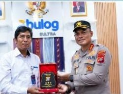 Perkuat Sinergi Kelembagaan, Kapolresta Kendari Silaturahmi dengan Kepala Bulog Divre Sultra
