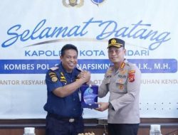 Jaga Kondusivitas Kota Kendari, Kapolresta Pererat Sinergi Bersama KSOP