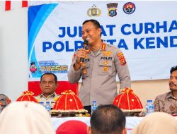 Lewat Jumat Curhat, Kapolresta Kendari Buka Ruang Dialog Bersama Warga Lahundape