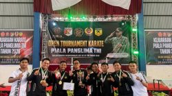 Polda Sulbar Juara Umum, Borong Medali di Kejuaraan Karate Piala Panglima TNI 2026