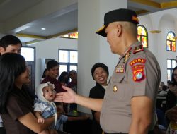 Titip Doa, Dengarkan Harapan Kehangatan Minggu Kasih Kapolda Sulbar di Gereja Santa Maria