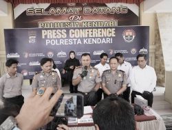 POLRESTA KENDARI BERHASIL UNGKAP 10 KASUS, KOMITMEN JAGA KAMTIBMAS TERUS DIPERKUAT