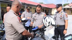 Pastikan Kesiapan Sarana Dinas, Biro Logistik Polda Sulbar Supervisi ke Polres Majene