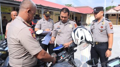 Pastikan Kesiapan Sarana Dinas, Biro Logistik Polda Sulbar Supervisi ke Polres Majene
