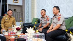 Kapolresta Kendari dan Ketua KPU Perkuat Koordinasi, Wujudkan Situasi Kota Kendari yang Aman dan Kondusif